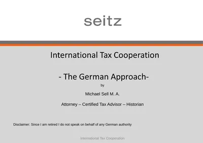 by Michael Sell M. A. Attorney – Certified Tax