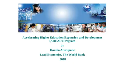 Accelerating Higher Education Expansion and