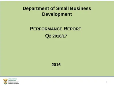 Department of Small Business Development