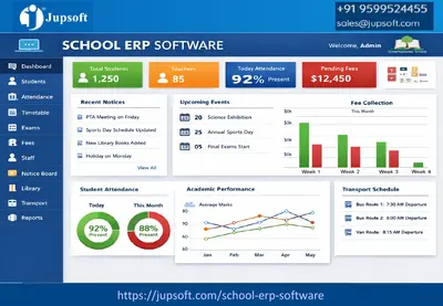 School ERP Software In India-Jupsoft