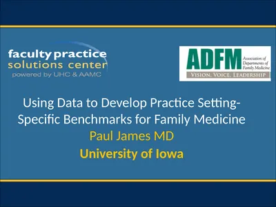 Using Data to Develop Practice Setting-Specific