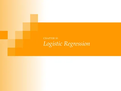 CHAPTER 10: Logistic Regression Binary