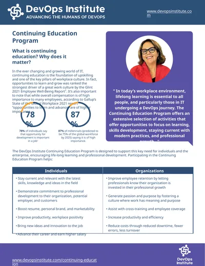 Continuing Education Program What is continuing