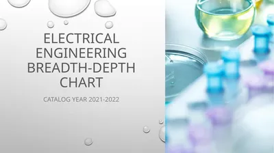 Electrical Engineering Breadth-Depth Chart Catalog