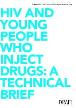 HIV AND YOUNG PEOPLE WHO INJECT