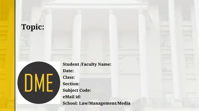 Topic: Student /Faculty Name: Date: Class: