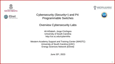 1 Cybersecurity (Security+) and P4 Programmable