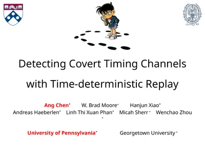 Detecting Covert Timing Channels with