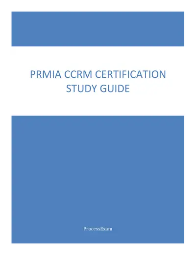 PRMIA CCRM Certification Study Guide