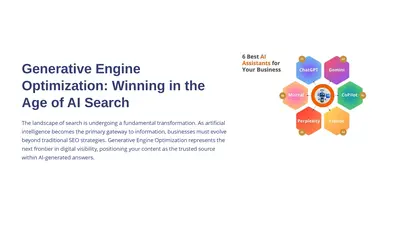 Generative Engine Optimization Enhances Customer Discovery