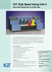 printability testers AIC2-5 and all versions of the IGT Global Standar