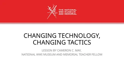 Changing technology, changing tactics Lesson by