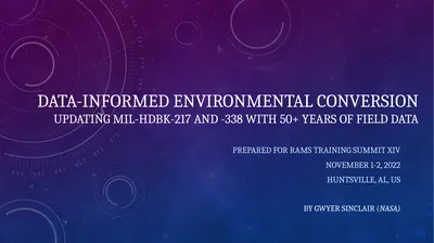 Data-Informed Environmental Conversion Updating