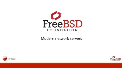 Modern network servers Example network service: