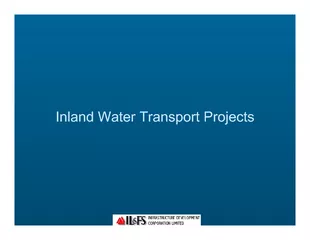 Inland Water Transport Projects
