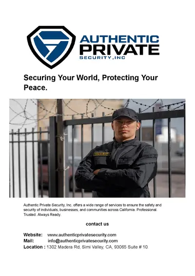 Clinic Security Guard Services | Authenticprivatesecurity.com