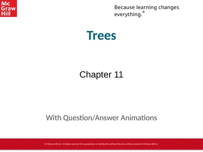 Trees Chapter 11 With Question/Answer Animations ©