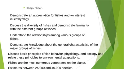 Chapter Goals Demonstrate an appreciation for