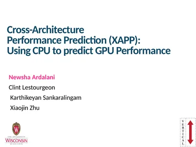 Cross-Architecture Performance Prediction (XAPP):