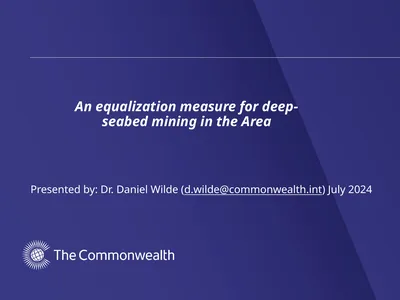 An equalization measure for deep-seabed mining in