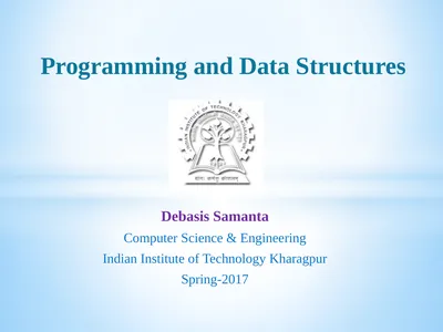 Debasis Samanta Computer Science & Engineering