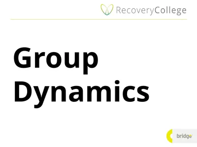 Group Dynamics “We cannot live for ourselves