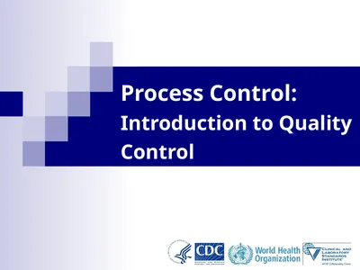 1 Process Control: Introduction to Quality Control