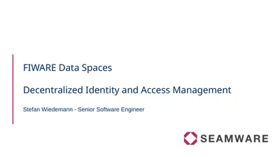 FIWARE Data Spaces Decentralized Identity and