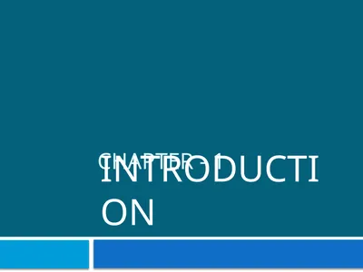 CHAPTER - 1 INTRODUCTION Indeterminate Structures