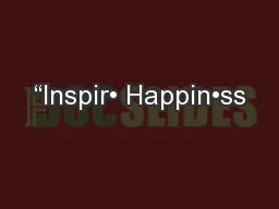 “Inspir• Happin•ss