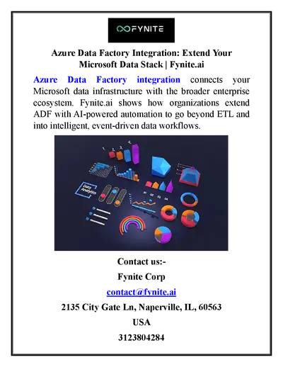Azure Data Factory Integration: Extend Your Microsoft Data Stack | Fynite.ai