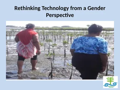 Rethinking Technology from a Gender Perspective