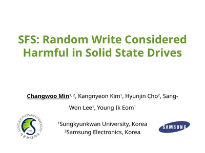 SFS: Random Write Considered Harmful in Solid