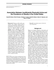 Journal of Physical Activity and Health, 2009, 6, 1-5