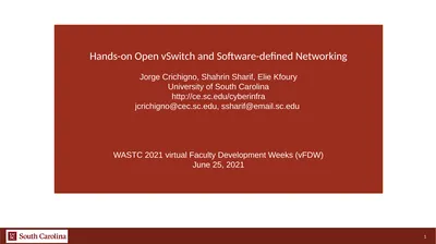 1 Hands-on Open vSwitch and Software-defined