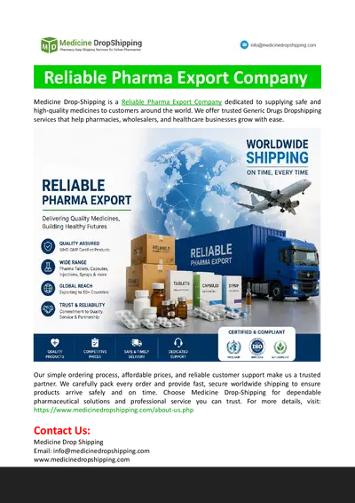 Reliable Pharma Export Company