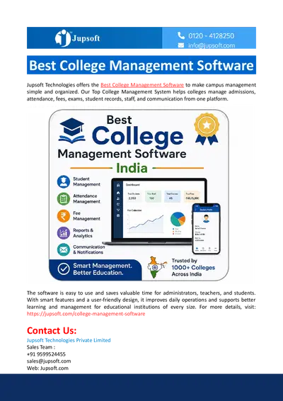 Best College Management Software