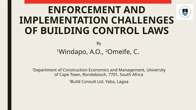 ENFORCEMENT AND IMPLEMENTATION CHALLENGES OF