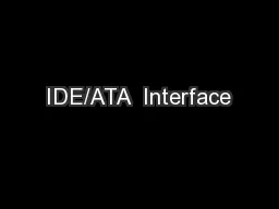 IDE/ATA  Interface