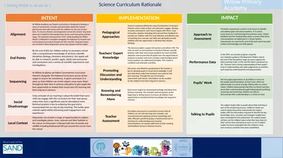 Science Curriculum Rationale