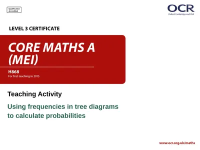 Teaching Activity Using frequencies in tree