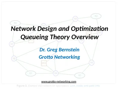 Network Design and Optimization Queueing Theory