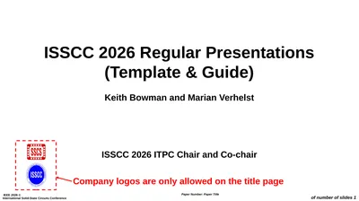 ISSCC 2026 Regular Presentations (Template &