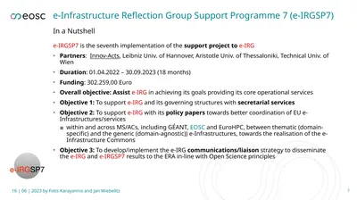 Basic info about the project: Dates, consortium,