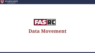 Data Movement ‹#› Data Movement Considerations