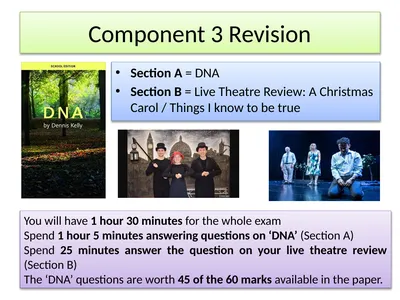 Component 3 Revision Section A = DNA Section B =