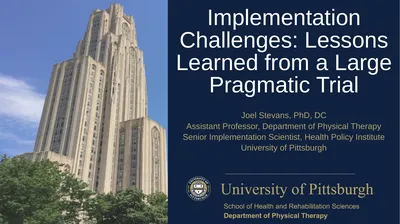 Implementation Challenges: Lessons Learned from a