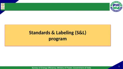 Standards & Labeling (S&L) program Standards &