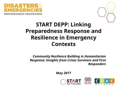 START DEPP: Linking Preparedness Response and