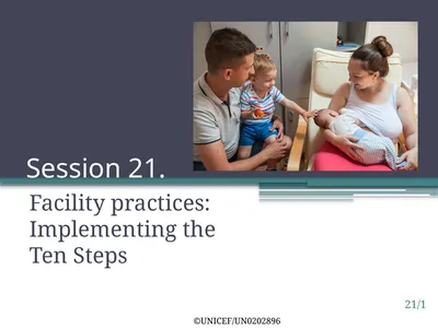 Session 21. Facility practices: Implementing the